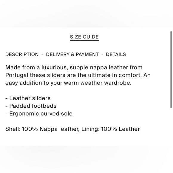 LEATHER PLATFORM SLIDES - Picture 10 of 12